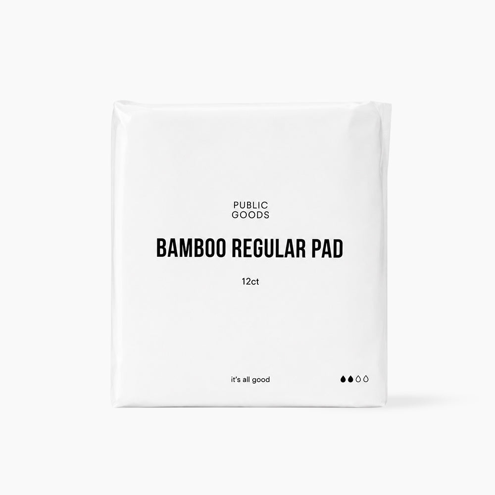 Public Goods Organic Bamboo Regular Pads