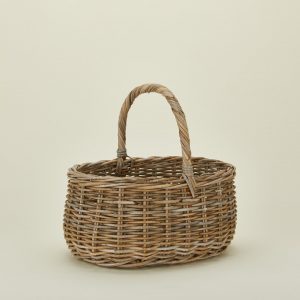 Hawkins New York Rattan Market Basket