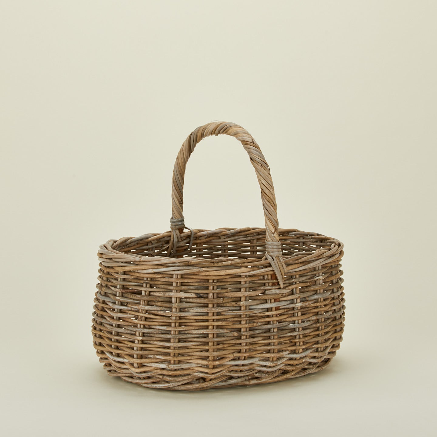Hawkins New York Rattan Market Basket