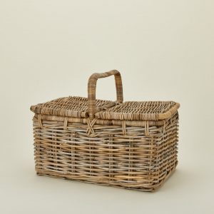 Hawkins New York Rattan Picnic Basket