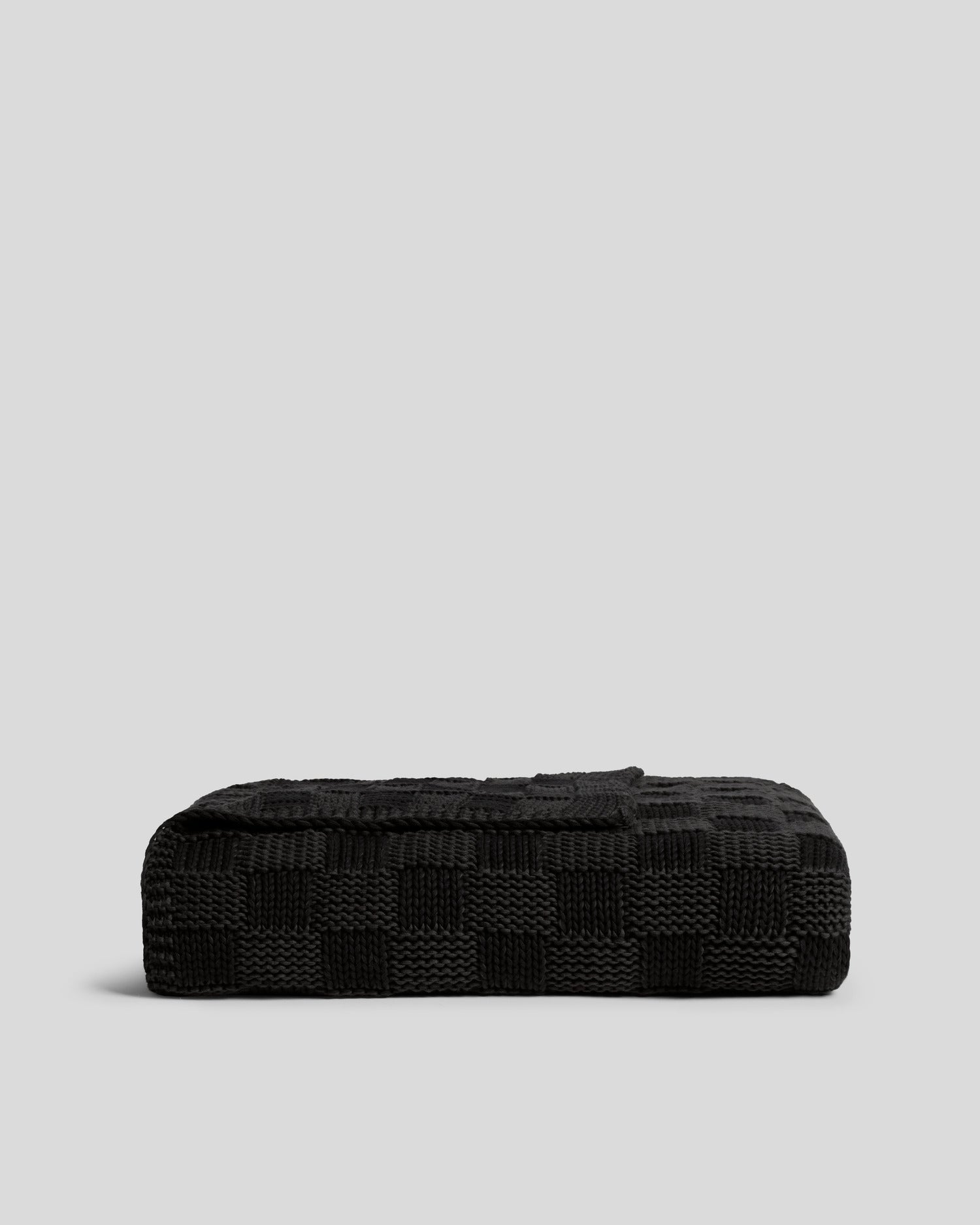 Parachute Basketweave Throw (Onyx)