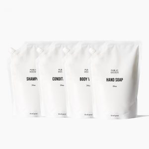 Public Goods Bath & Body Essentials Refill Set