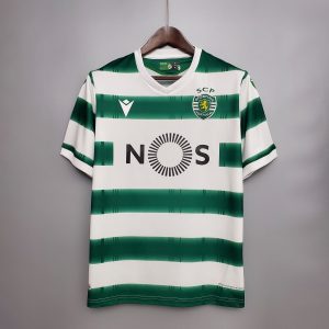 E Jerseys Sporting Lisbon Home Shirt 20/21