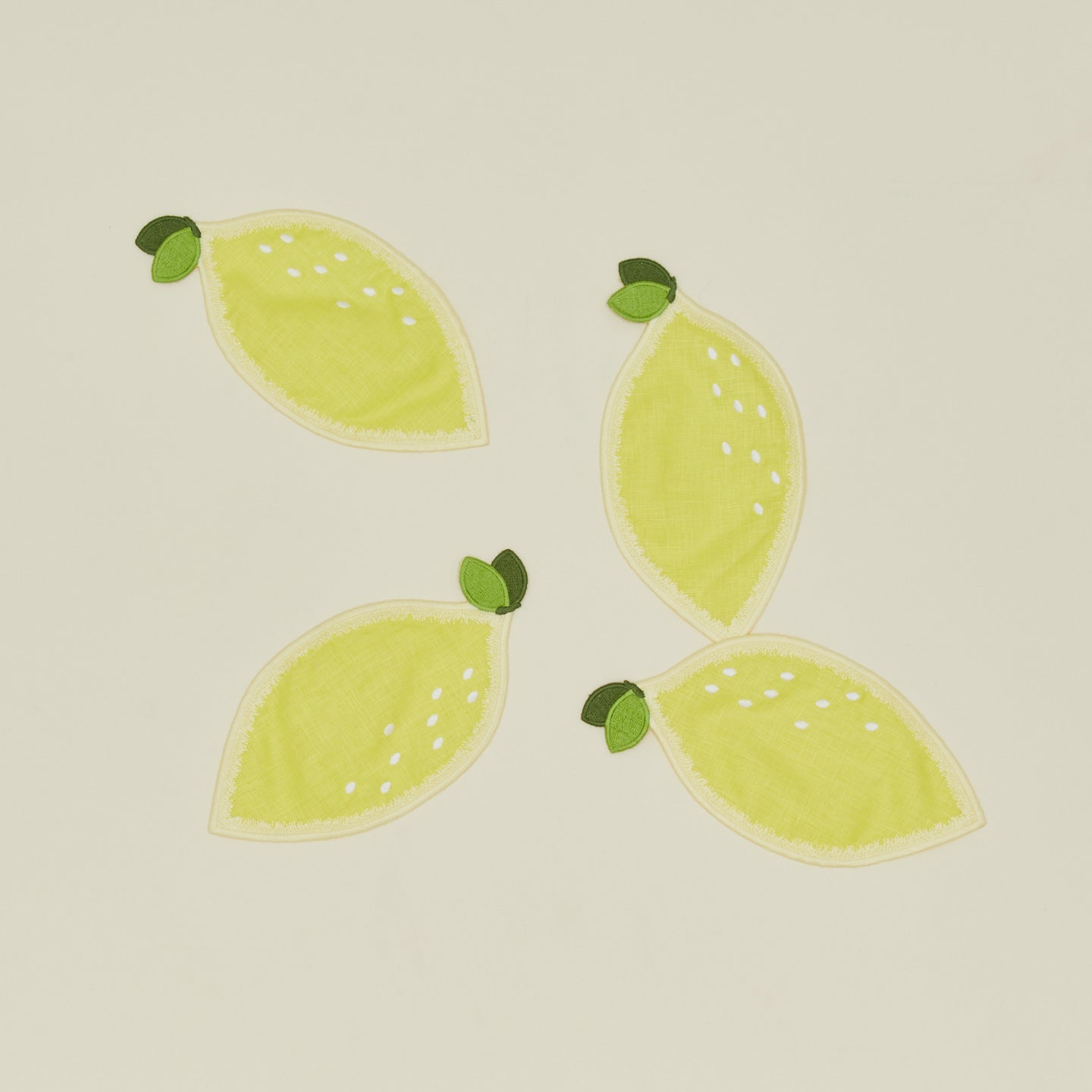Hawkins New York Lemon Cocktail Napkins, Set of 4