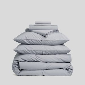 Parachute Brushed Cotton Bundle - Sky K/CK