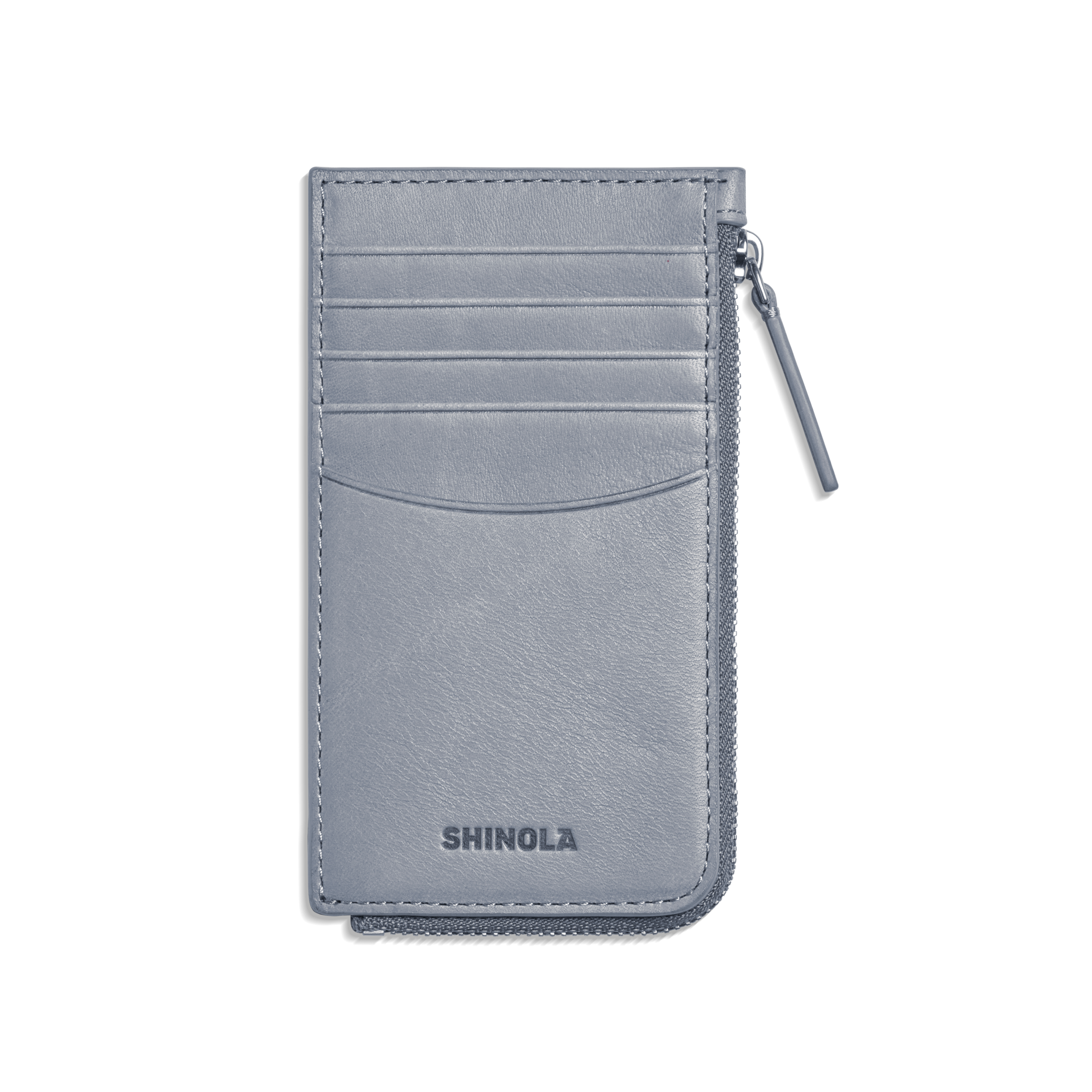 Shinola Zip Around Card Case - Mist