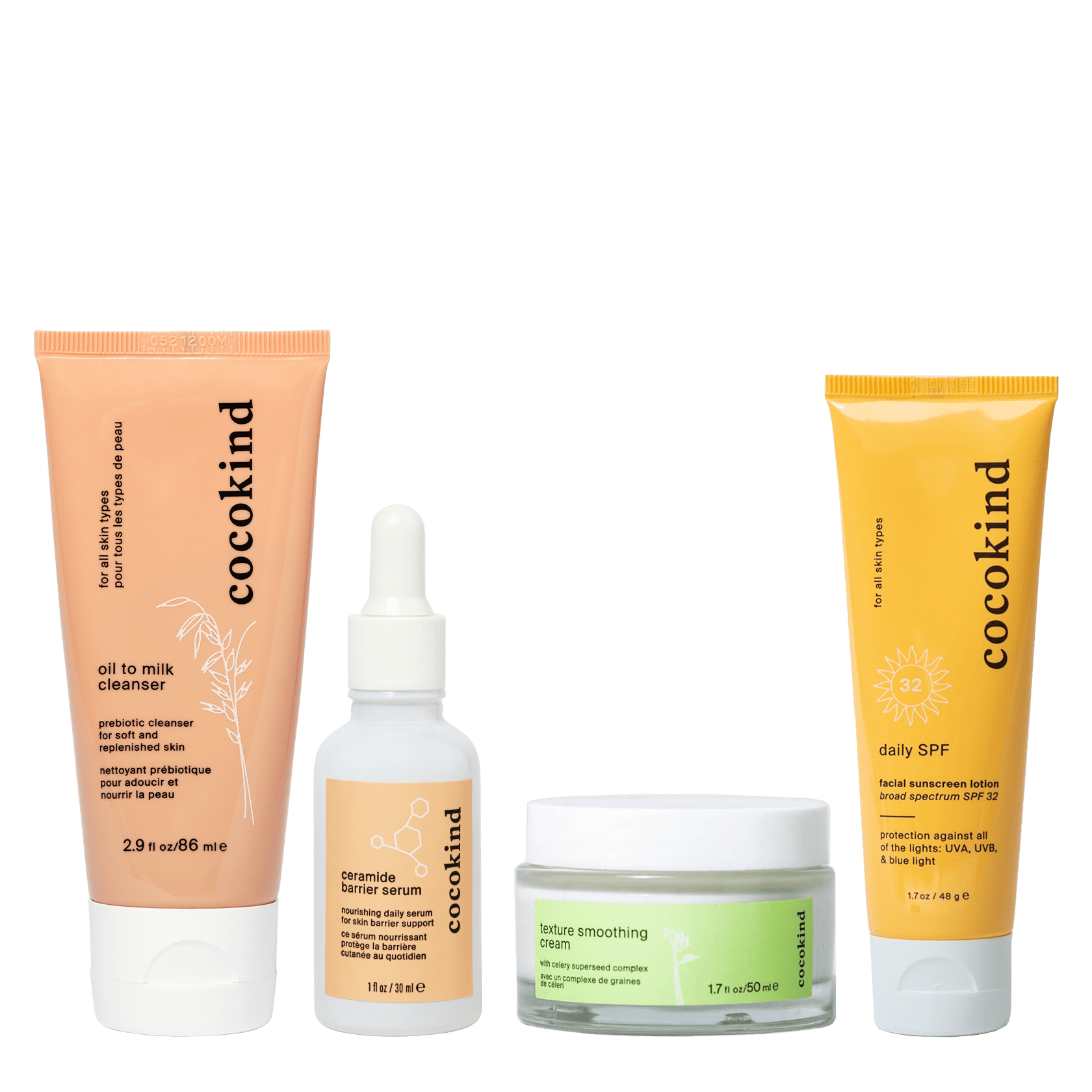 Cocokind calm + nourish + hydrate routine