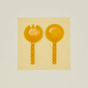 Hawkins New York Lemon Yellow Salad Servers