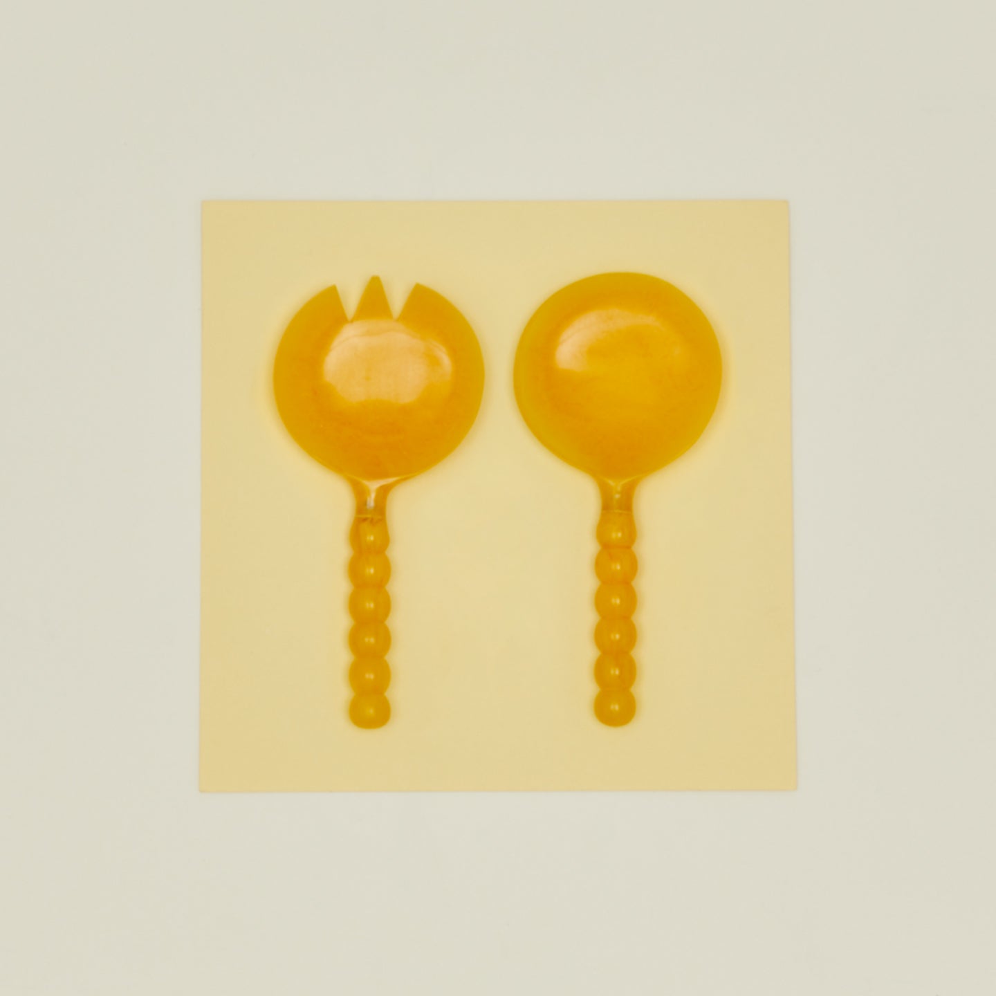 Hawkins New York Lemon Yellow Salad Servers