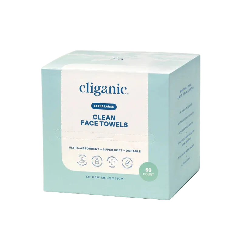 Grove Clean Face Towel XL - Ultra Absorbent & Durable