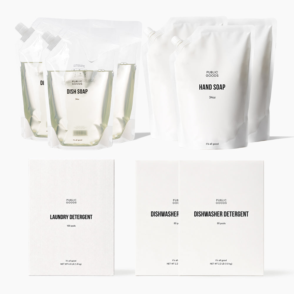 Public Goods Cleaning Refill Set (3 Month Supply)