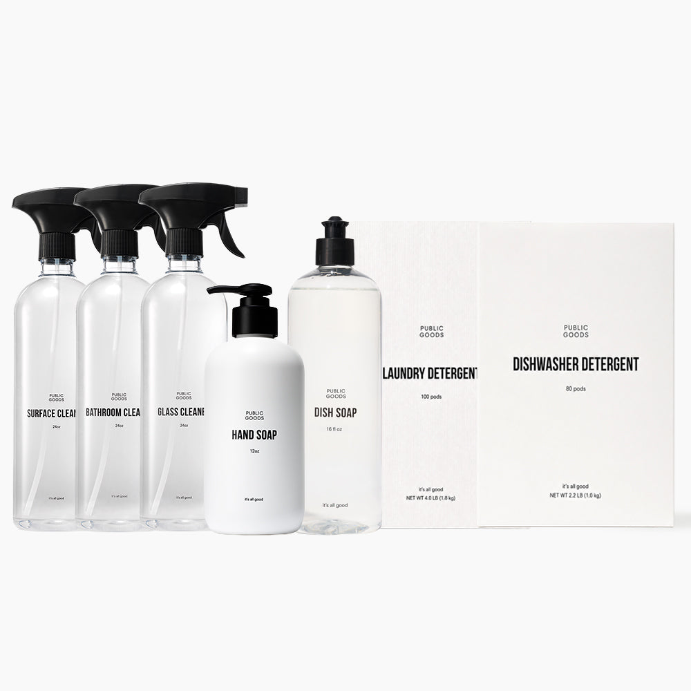 Public Goods Cleaning Essentials Set