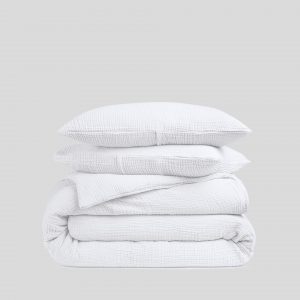 Parachute Organic Cloud Cotton Duvet Cover Set - FINAL SALE (White)