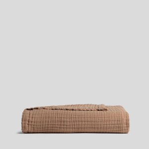 Parachute Cloud Linen Gauze Throw (Adobe)