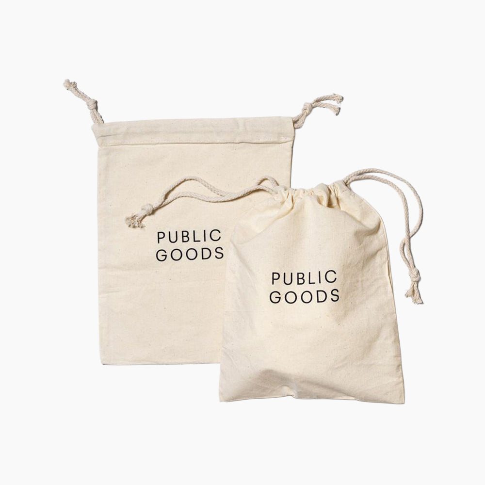 Public Goods Organic Cotton Produce Bags