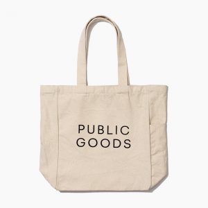 Public Goods Organic Cotton Canvas Tote Bag