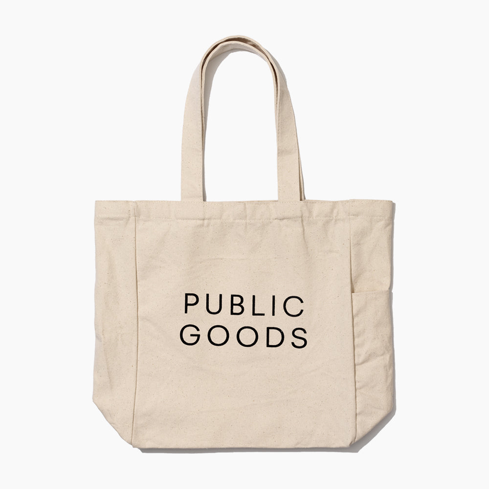 Public Goods Organic Cotton Canvas Tote Bag