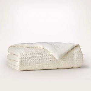 Bollandbranch Mosaic Waffle Comforter - Cream/Oak