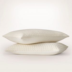Bollandbranch Mosaic Waffle Comforter Sham Set - Cream/Oak