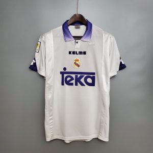 E Jerseys Retro Real Madrid Home Shirt 97/98
