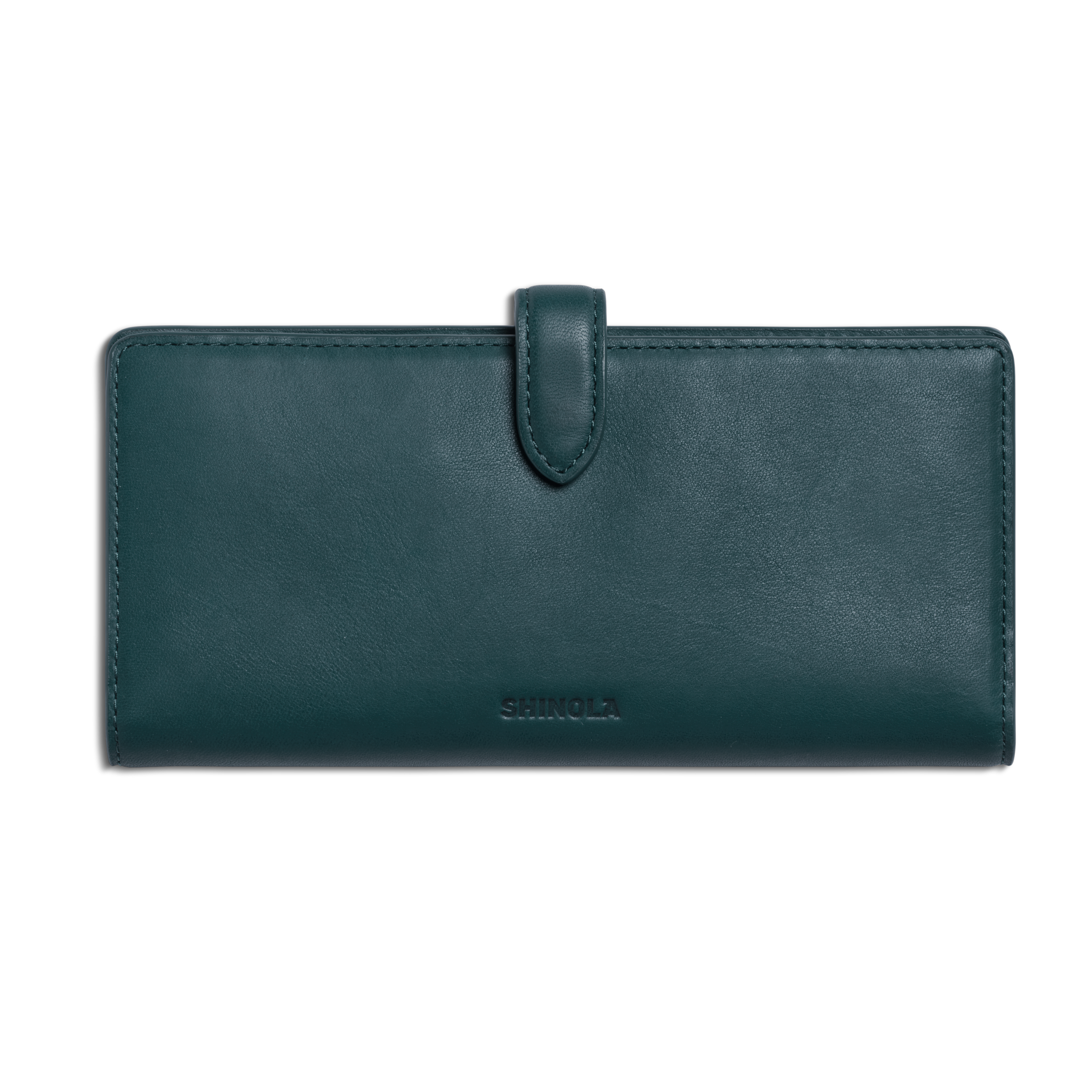 Shinola Continental Snap Wallet - Emerald