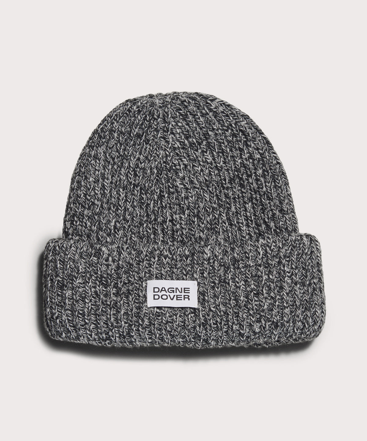 Dagnedover Chunky Knit Beanie in Onyx Marble