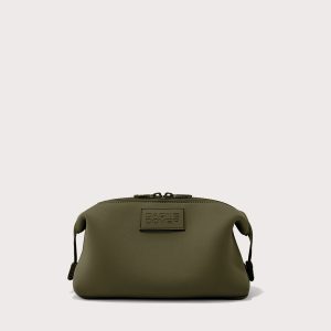 Dagnedover Hunter Toiletry Bag in Dark Moss, Large