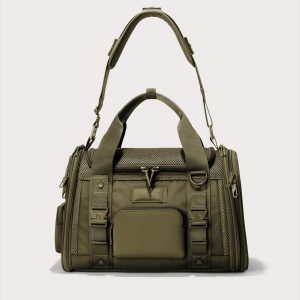 Dagnedover Kyoto Pet Carrier in Dark Moss, Small