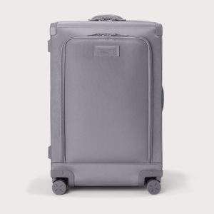 Dagnedover Sydney Checked Luggage in Ash, Larger - 28.5 inch