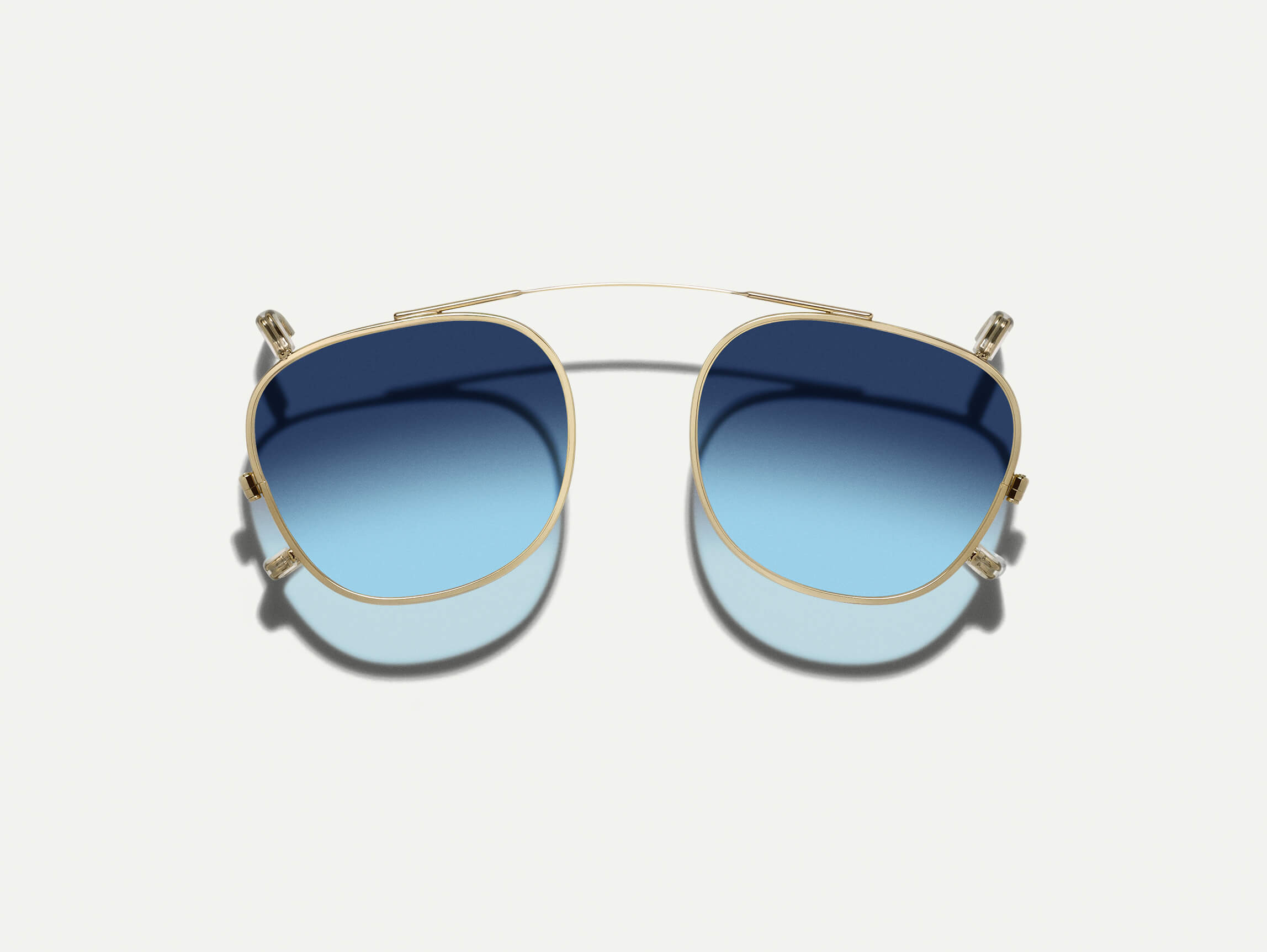 Moscot DAHVEN CLIP GOLD WITH CUSTOM MADE TINTS™
