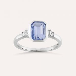 Dinny Hall Mila Blue Sapphire & Diamond Ring