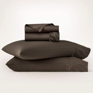 Bollandbranch Signature Hemmed Sheet Set - Deep Walnut