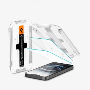 Spigen iPhone 16e Series - EZ Fit GLAS.tR | Sensor Protected
