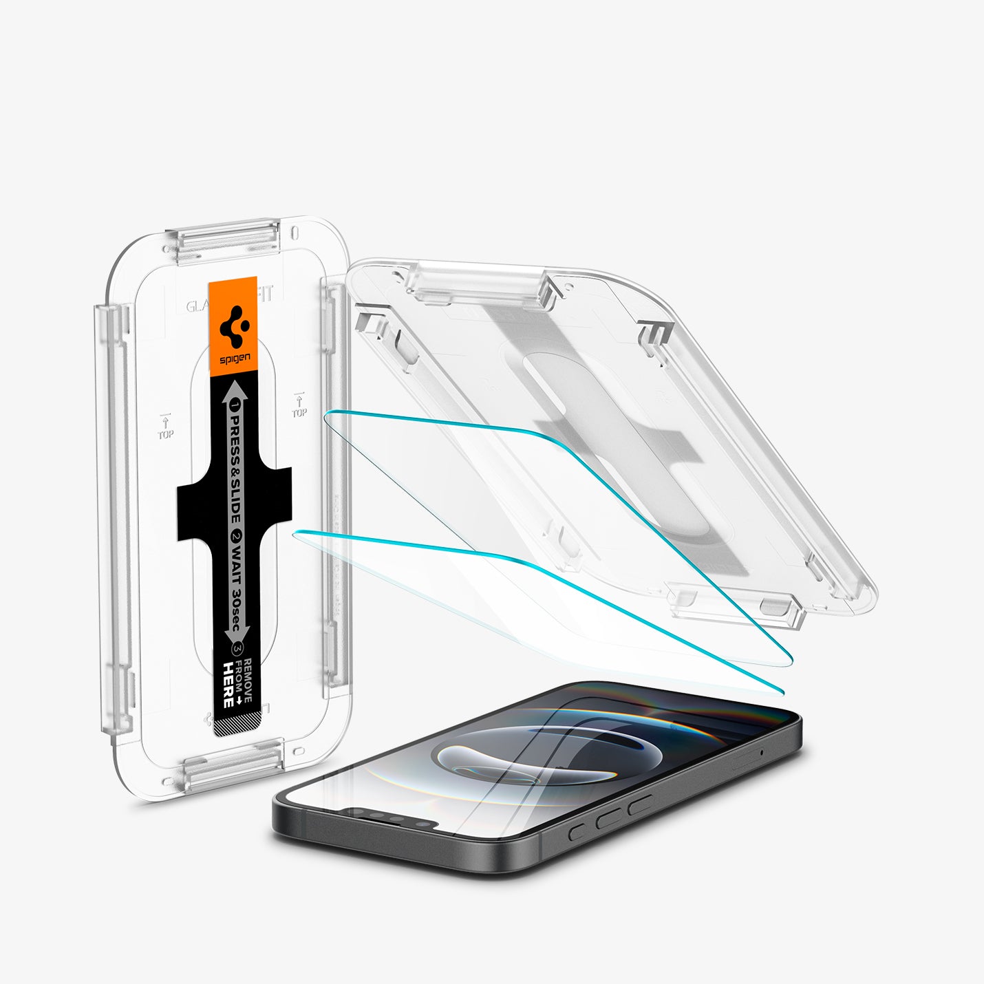Spigen iPhone 16e Series - EZ Fit GLAS.tR | Sensor Protected