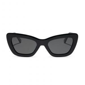 DIFF ADRIANA - BLACK + GREY + POLARIZED SUNGLASSES