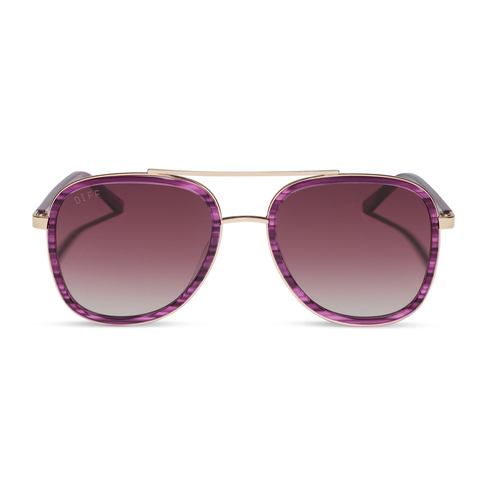 DIFF CHESHIRE CAT - PURPLE + PINK GRADIENT + SUNGLASSES