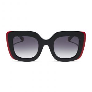 DIFF QUEEN OF HEARTS - BLACK + GREY GRADIENT + SUNGLASSES
