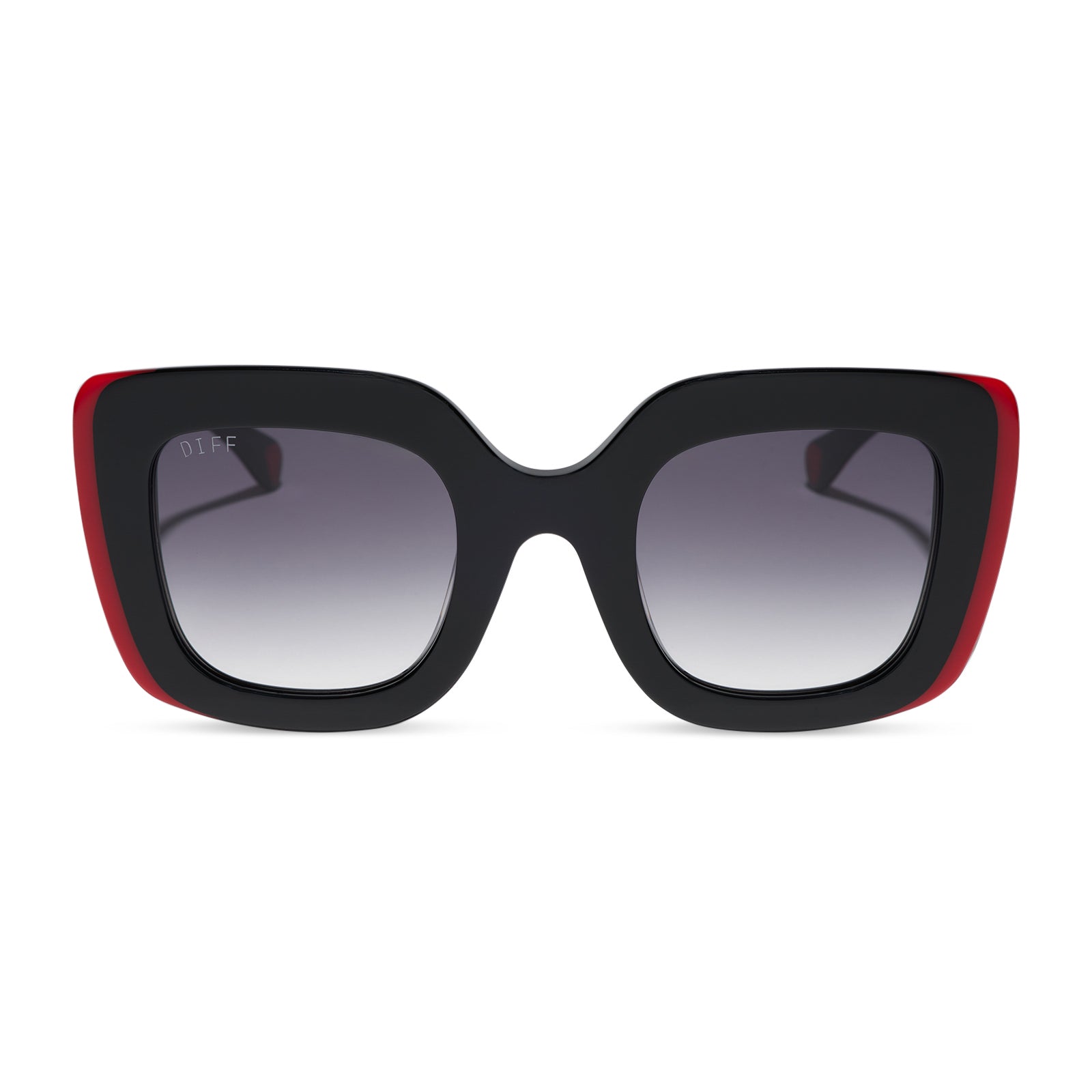 DIFF QUEEN OF HEARTS - BLACK + GREY GRADIENT + SUNGLASSES