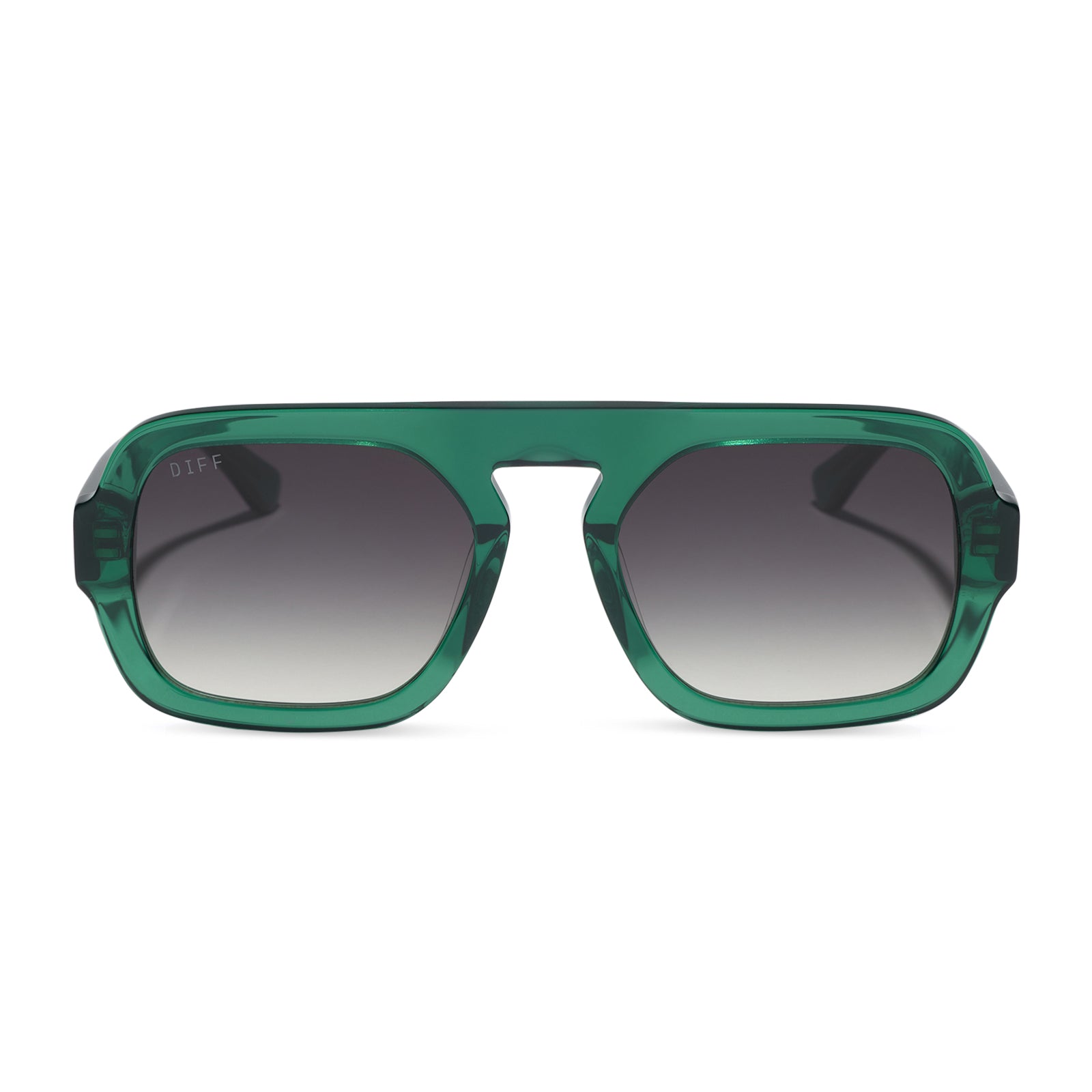 DIFF ALIX - DEEP GREEN + GREY GRADIENT + POLARIZED + SUNGLASSES