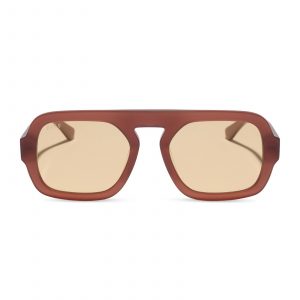 DIFF ALIX - TERRACOTTA + CHAMPAGNE TINT + SUNGLASSES