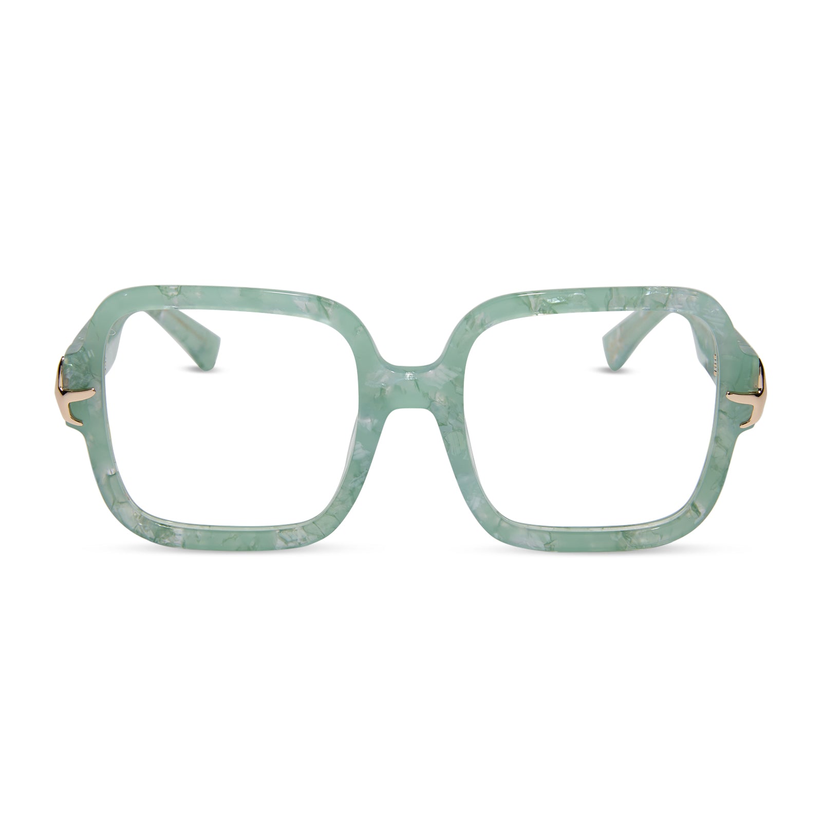 DIFF ARIEL - GREEN PEARL + GLASSES