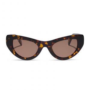 DIFF THE MESA - TORTOISE + BROWN SUNGLASSES