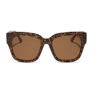 DIFF BELLA II - ANIMAL + BROWN SUNGLASSES