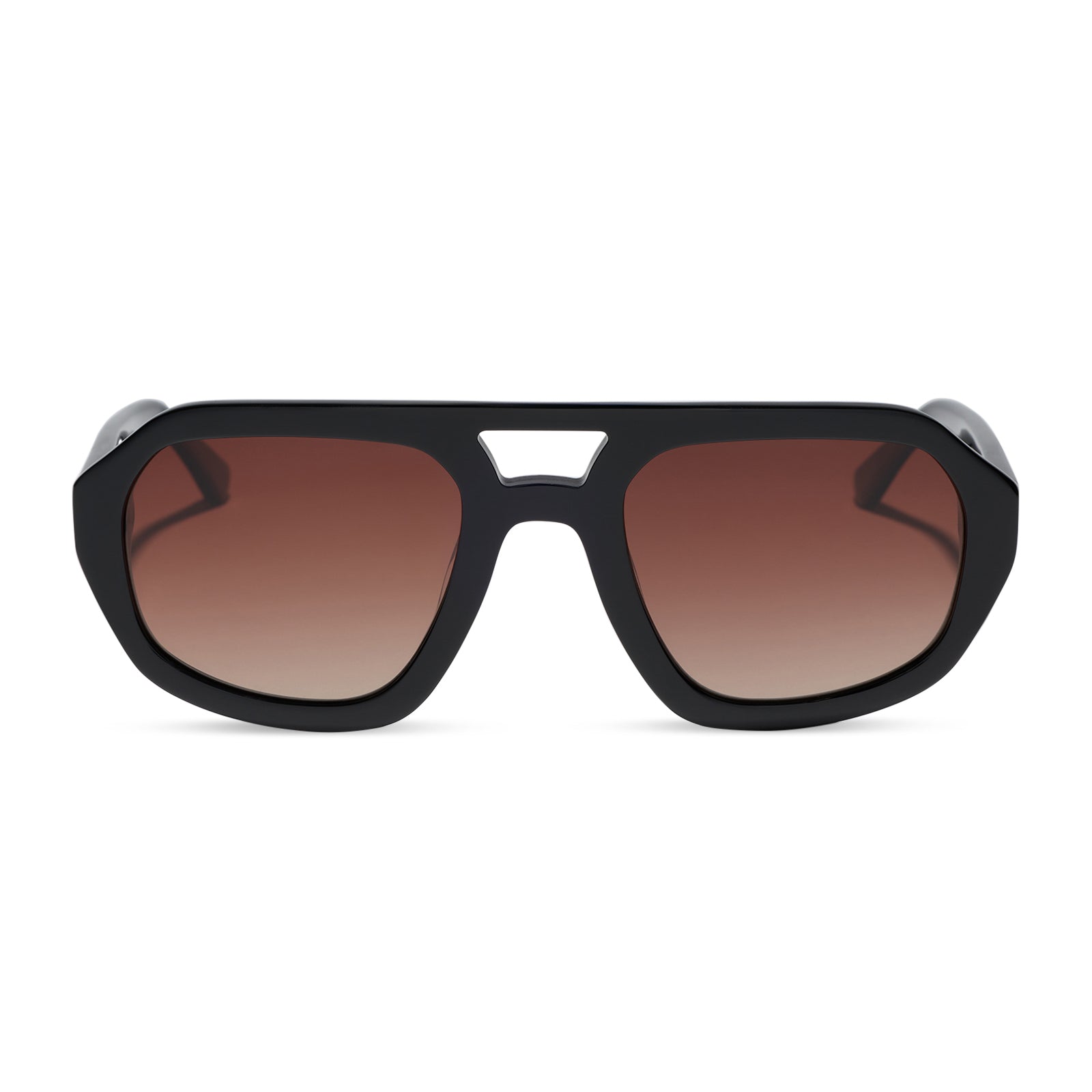 DIFF COLLINS - BLACK + BROWN GRADIENT + POLARIZED SUNGLASSES