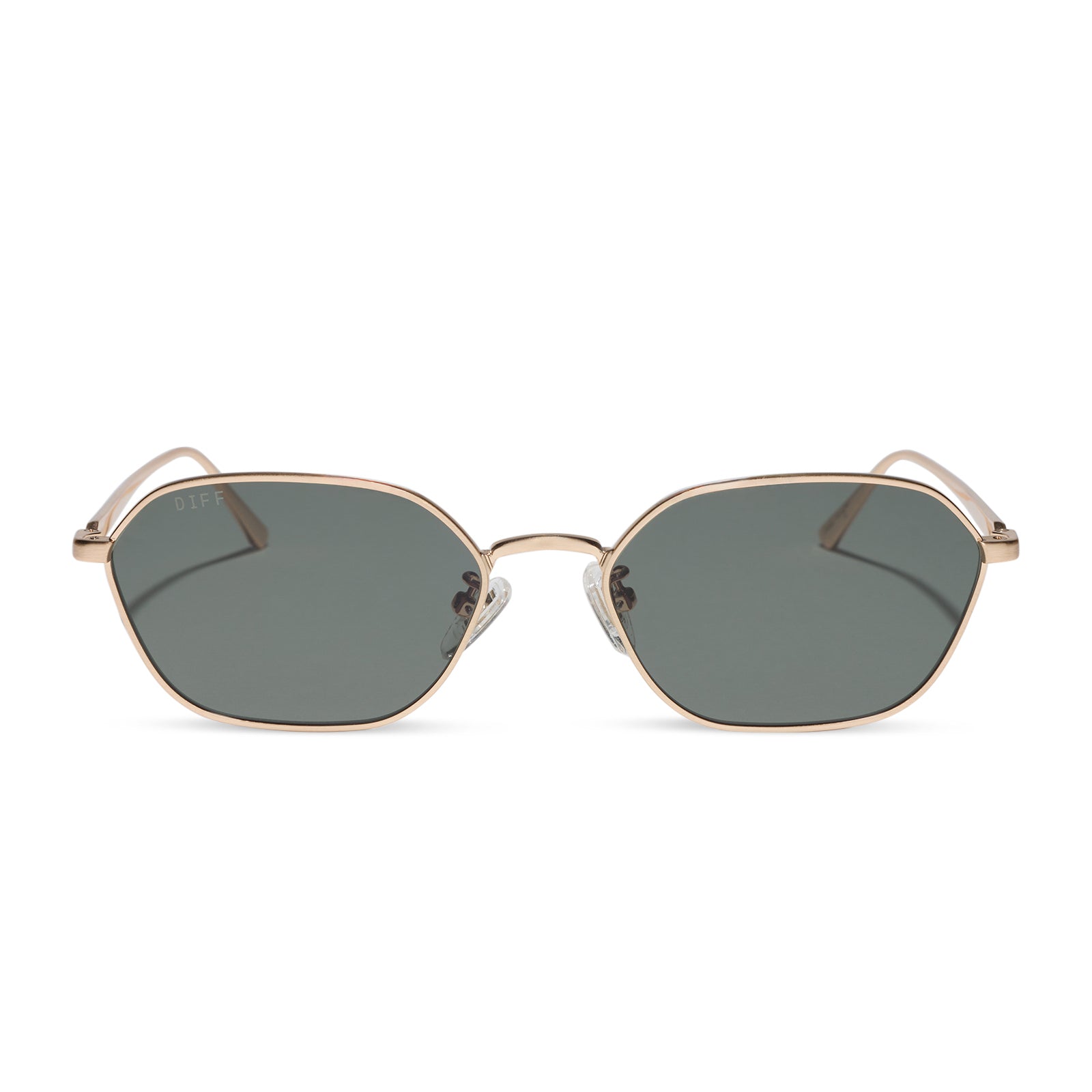 DIFF KENNEDY - BRUSHED GOLD + G15 SUNGLASSES