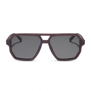 DIFF CAMERON - MATTE COCOA + GREY + POLARIZED + SUNGLASSES