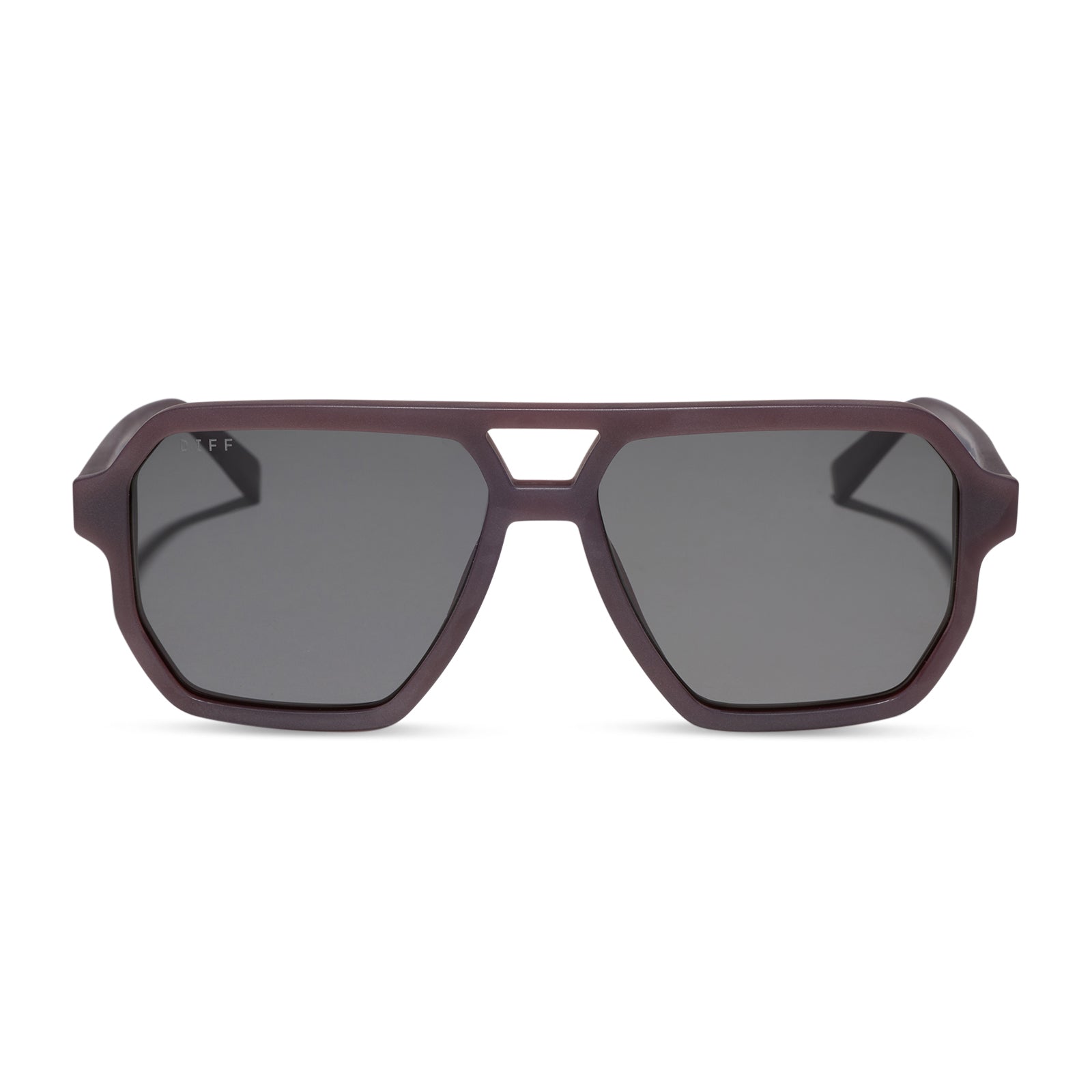 DIFF CAMERON - MATTE COCOA + GREY + POLARIZED + SUNGLASSES