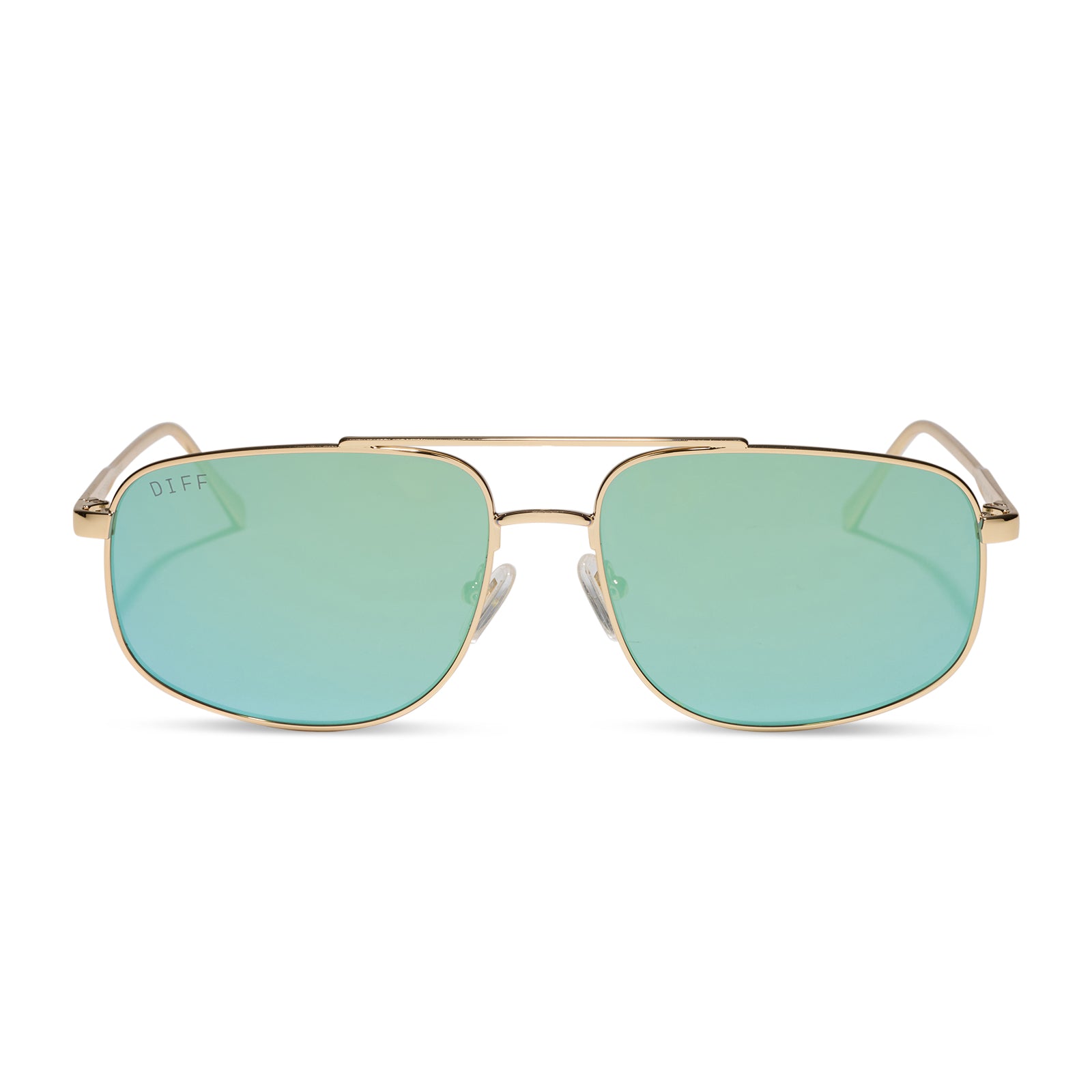 DIFF CHARLEY - GOLD + DEW DROP MIRROR + SUNGLASSES