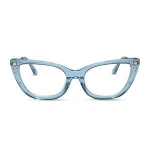 DIFF CINDERELLA - BLUE CRYSTAL GLITTER + GLASSES