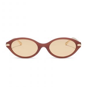 DIFF CLAUDINE - TERRACOTTA + CHAMPAGNE TINT + SUNGLASSES